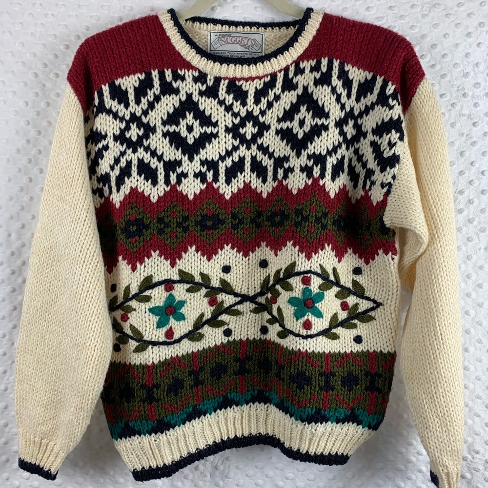 VINTAGE NUGGETS Sweater Christmas Design